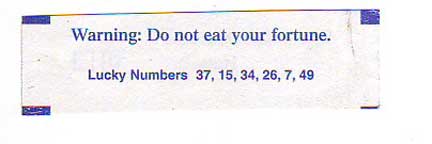 Do Not Eat Fortune!